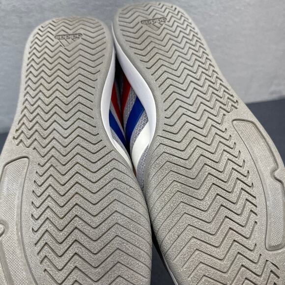 Adidas X-Hale 2013 Gray Red White Blue Low Top Athletic Sneaker Men 11 - Picture 8 of 8